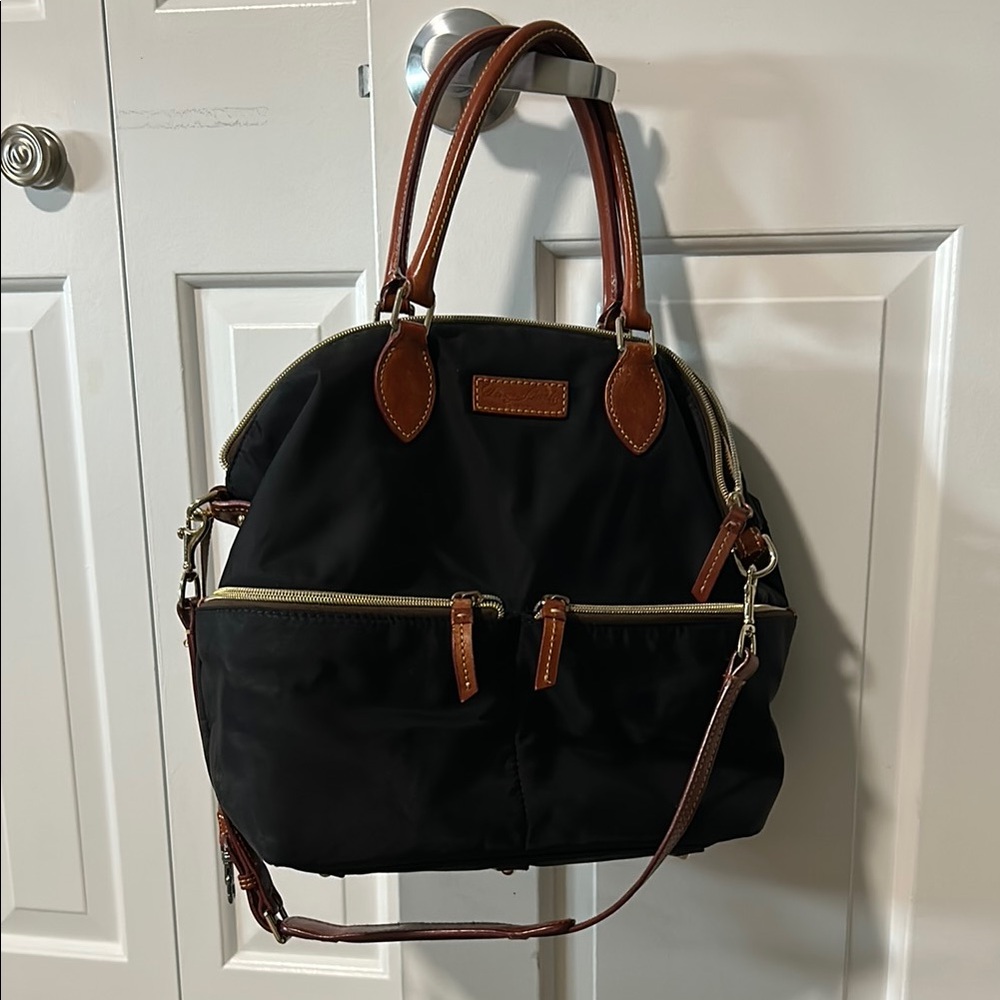 Dooney & Bourke Tan and Brown Satchel
